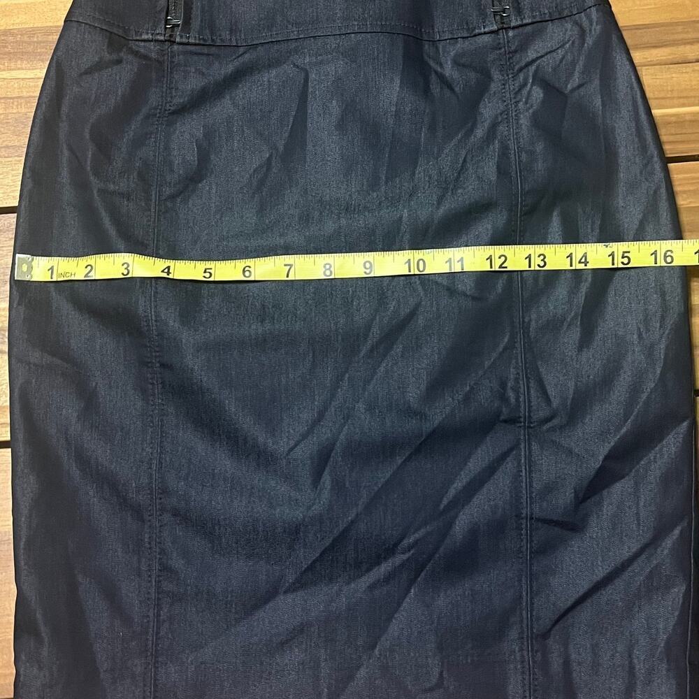 Express Charcoal Black High Waist Pencil Skirt Size 00 - Picture 5 of 7